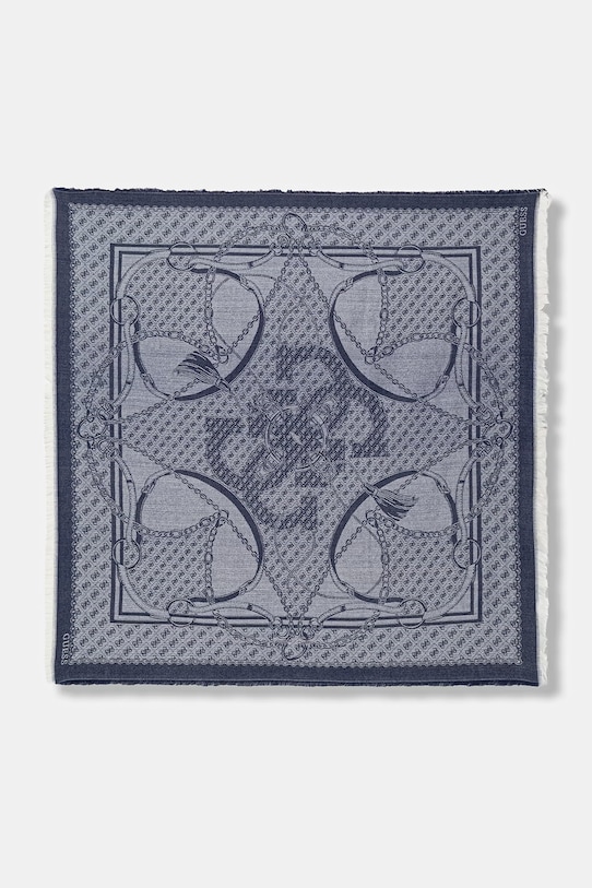 Σάλι Guess ύφασμα μπλε AW5455.POL03