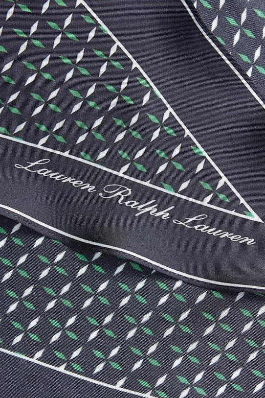 Akcesoria Lauren Ralph Lauren apaszka jedwabna 454P09795 granatowy