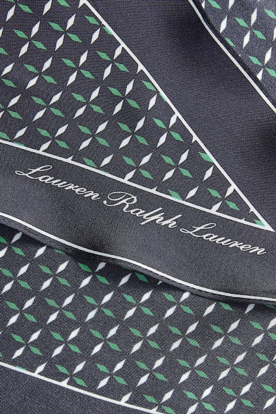 Doplnky Hodvábna šatka Lauren Ralph Lauren 454P09795 tmavomodrá