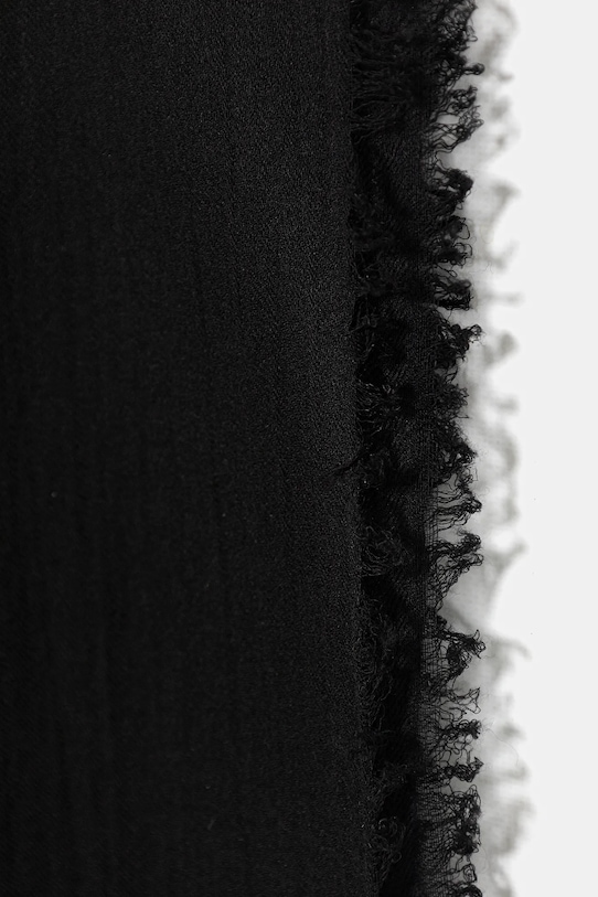 Μάλλινο κασκόλ ZADIG&VOLTAIRE OWSC01526 μαύρο SS26