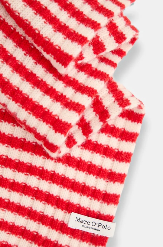 Akcesoria Marc O'Polo szalik wełniany 600605402123 czerwony