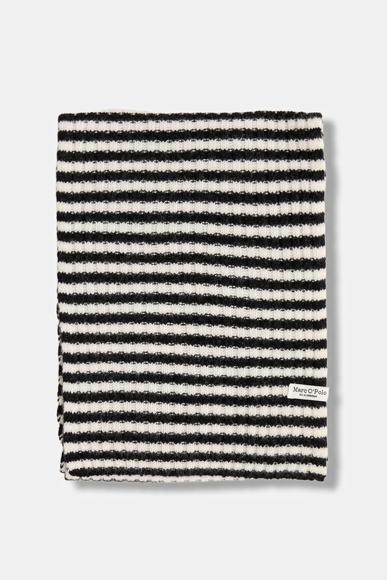 Marc O'Polo szalik wełniany 600605402123 granatowy SS26