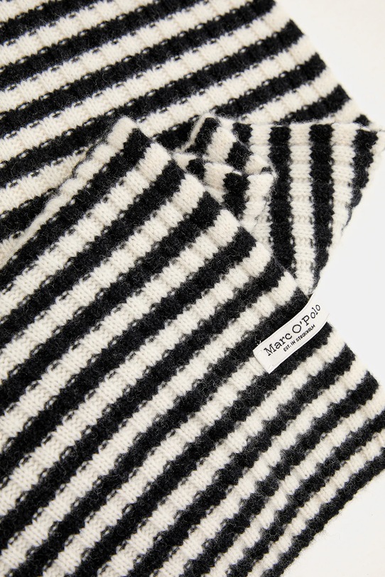 Akcesoria Marc O'Polo szalik wełniany 600605402123 granatowy