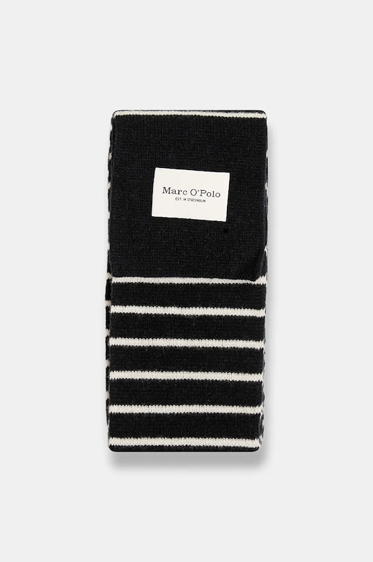 Marc O'Polo sciarpa in lana 600605402133 nero SS26
