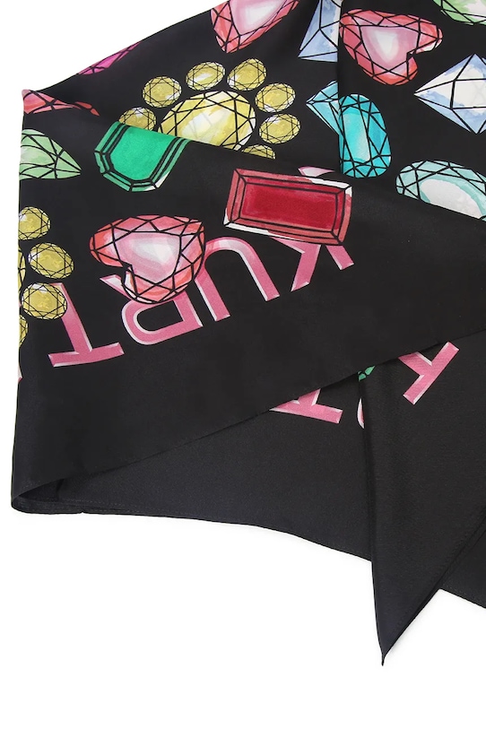 Kurt Geiger London chusta jedwabna czarny 2098553469