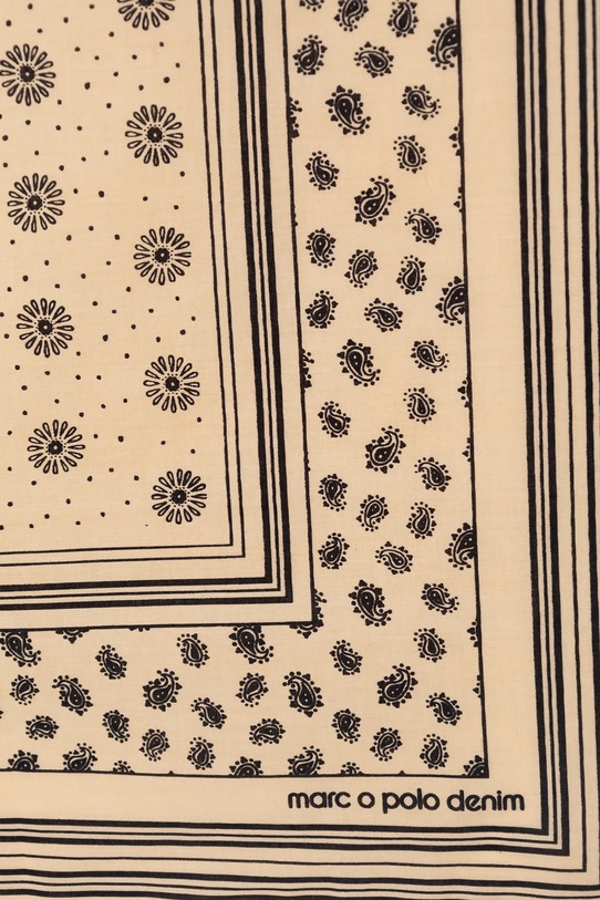 Akcesoria Marc O'Polo apaszka bawełniana 5000007570 pomarańczowy