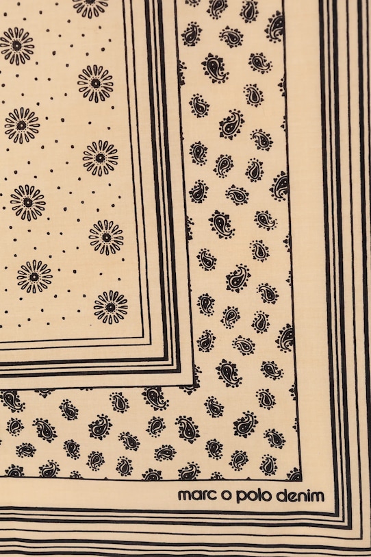 Akcesoria Marc O'Polo apaszka bawełniana 5000007570 pomarańczowy