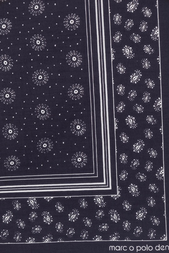 Marc O'Polo apaszka bawełniana 5000007570 granatowy SS26