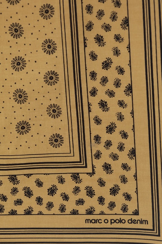 Akcesoria Marc O'Polo apaszka bawełniana 5000007570 beżowy