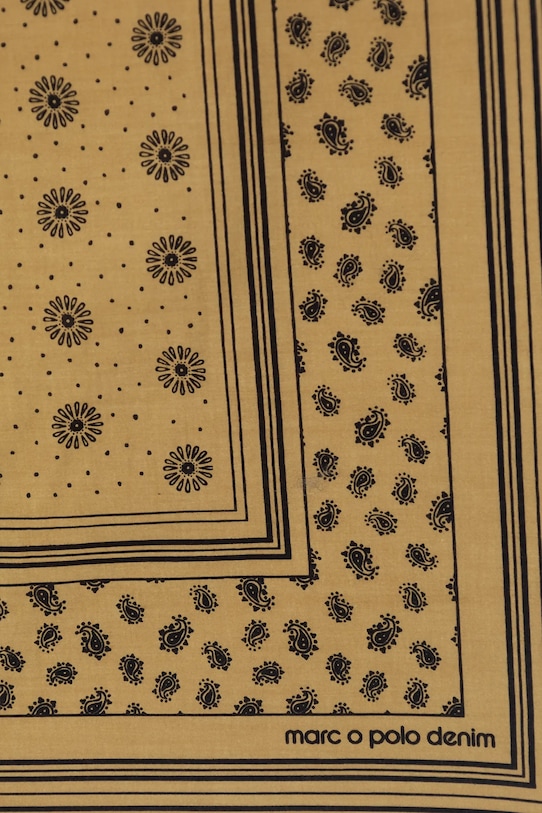 Akcesoria Marc O'Polo apaszka bawełniana 5000007570 beżowy