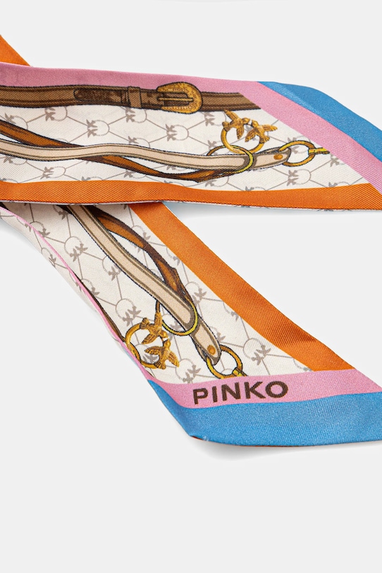 Pinko apaszka z dodatkiem jedwabiu 106653.A39N beżowy SS26