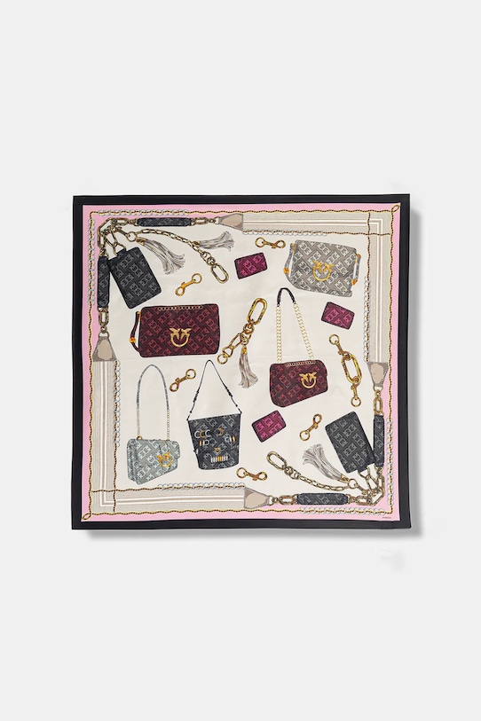 Ruta z dodatkom svile Pinko Tkanina bež 106656.A39L