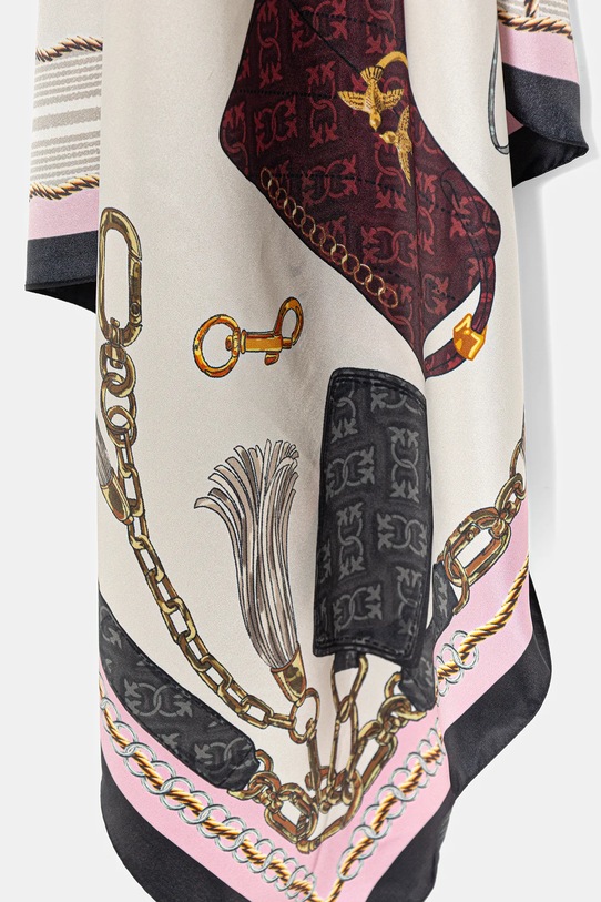 Akcesoria Pinko apaszka z dodatkiem jedwabiu 106656.A39L beżowy