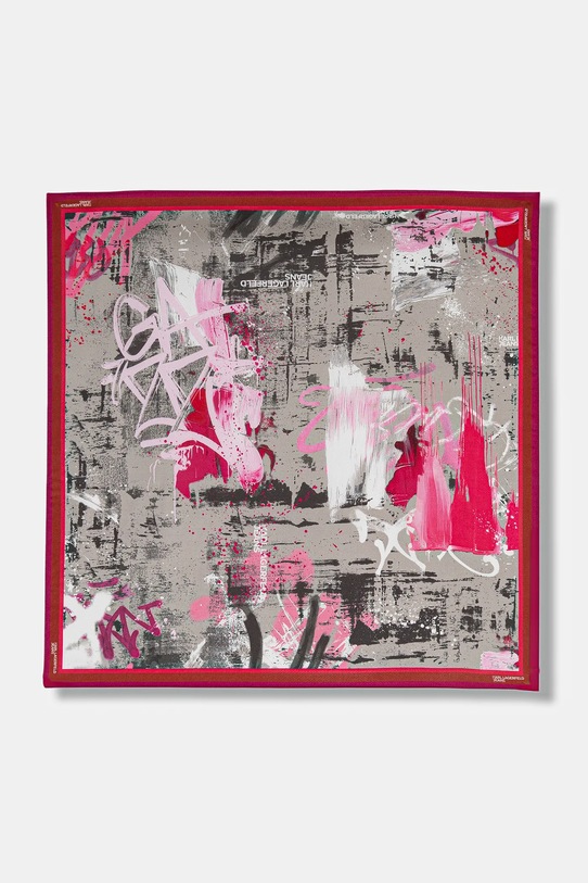 Karl Lagerfeld Jeans apaszka tkanina różowy B1W33068