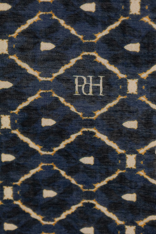 Pedro del Hierro apaszka damska bawełniana 4963270 granatowy SS26