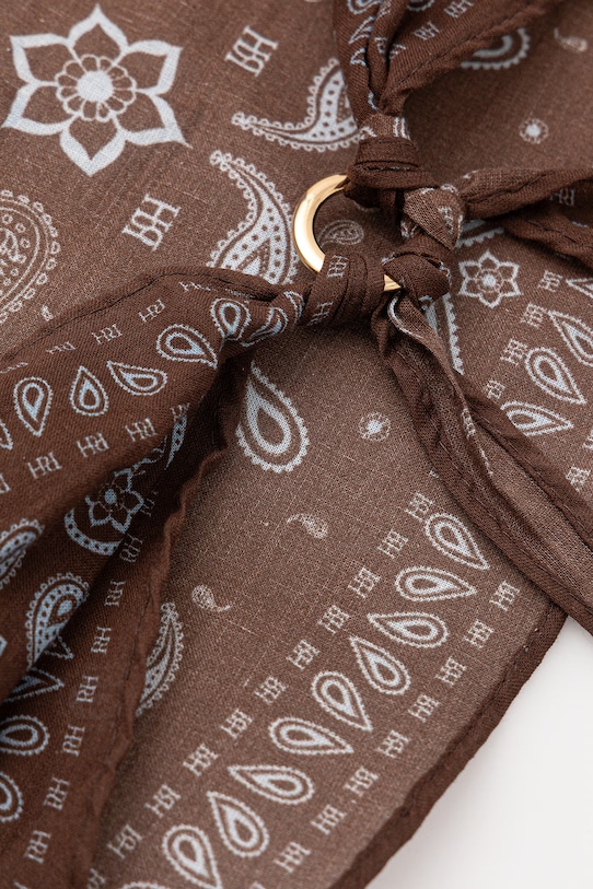 Akcesoria Pedro del Hierro apaszka bawełniana 4963272 brązowy