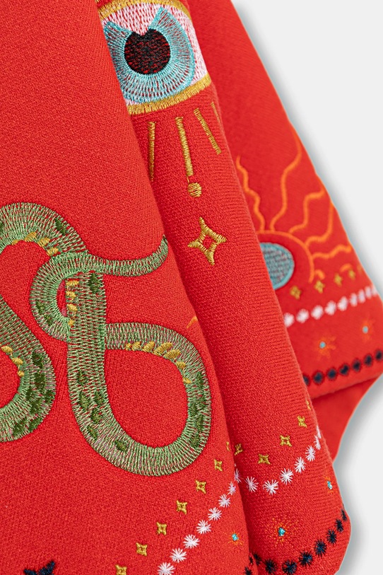 Never Fully Dressed chusta Mystcial NFDA592 czerwony