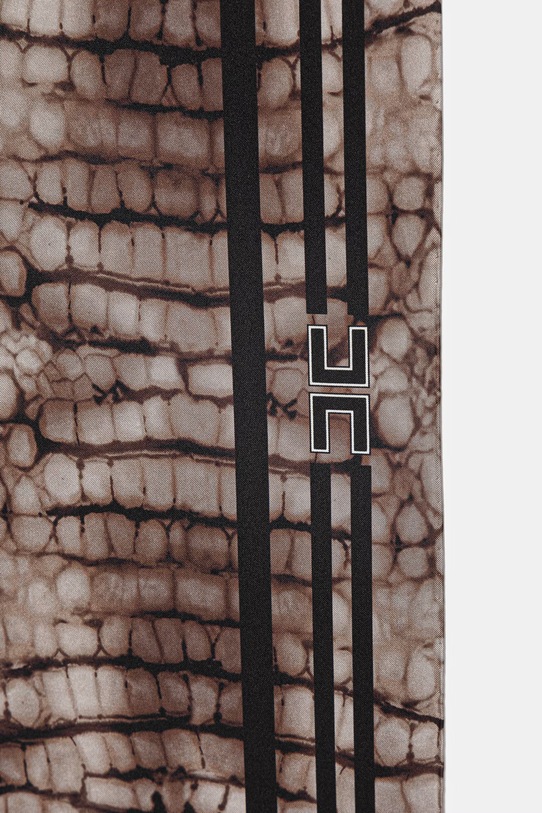 Elisabetta Franchi apaszka damska jedwabna FO24L61E2 brązowy SS26