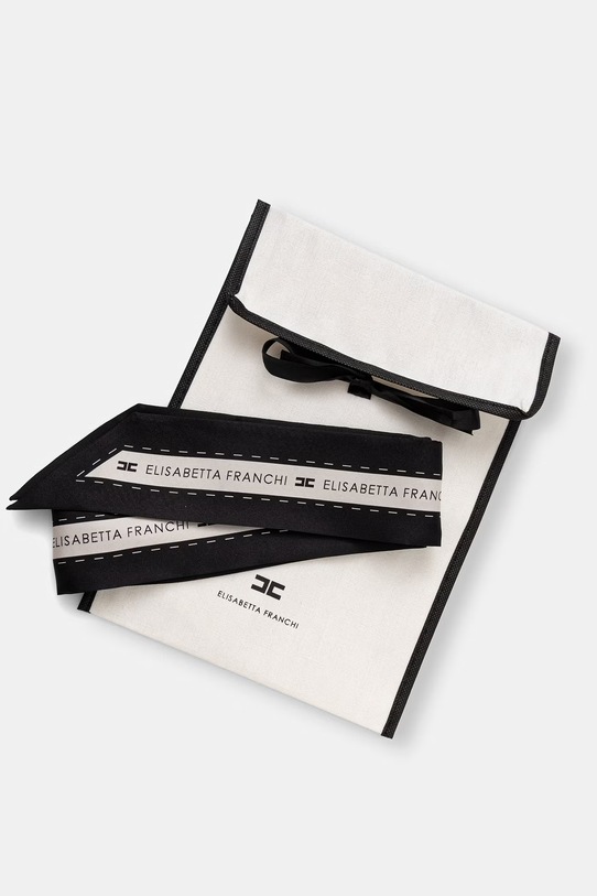 Akcesoria Elisabetta Franchi apaszka jedwabna FO25F61E2 czarny