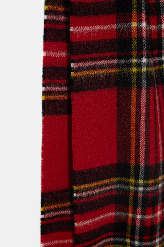 Akcesoria Barbour x Ganni Tartan szalik wełniany damski LSC0455RE51 multicolor