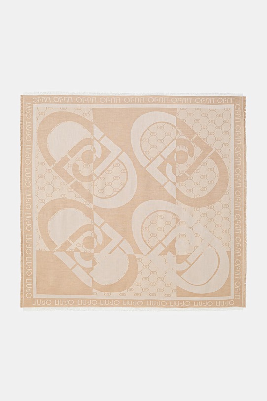 Liu Jo chusta tkanina beżowy 2A6017.T0300