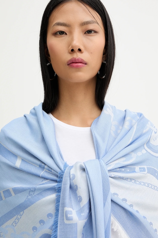 Akcesoria Liu Jo chusta 2A6024.T0300 niebieski