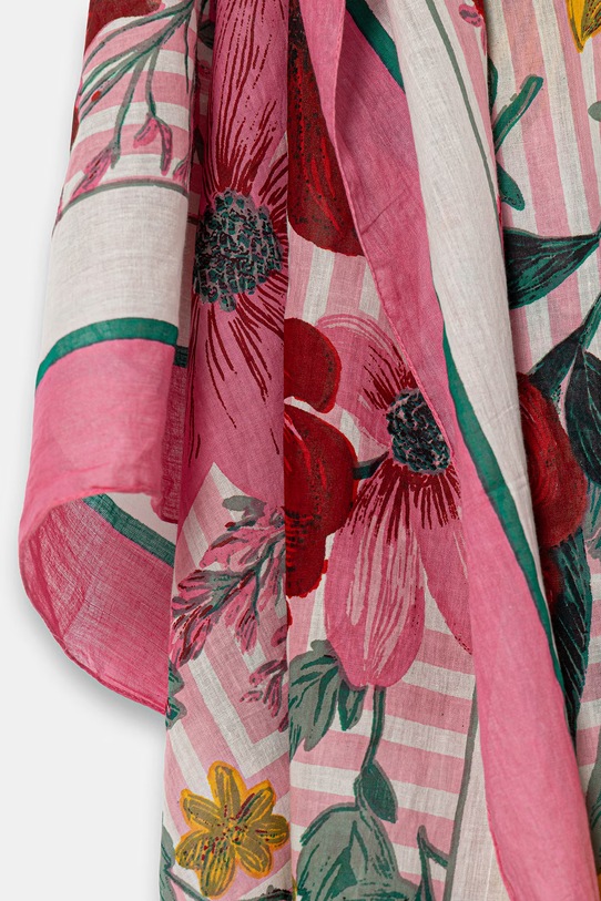 Akcesoria Liu Jo szal damski bawełniany 2A6036.T9849 różowy