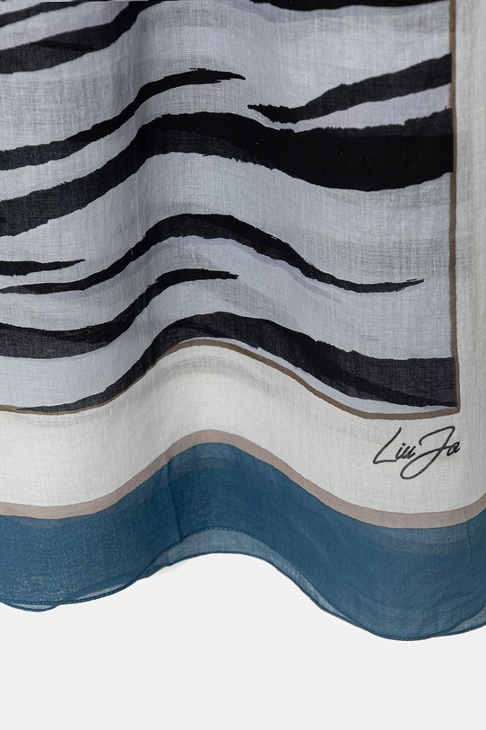 Liu Jo scialle da donna in cotone 2A6036.T9849 blu SS26