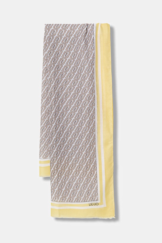 Liu Jo szal tkanina żółty 2A6039.T2745