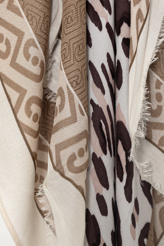 Akcesoria Liu Jo chusta damska z modalu 2A6041.T4286 beżowy