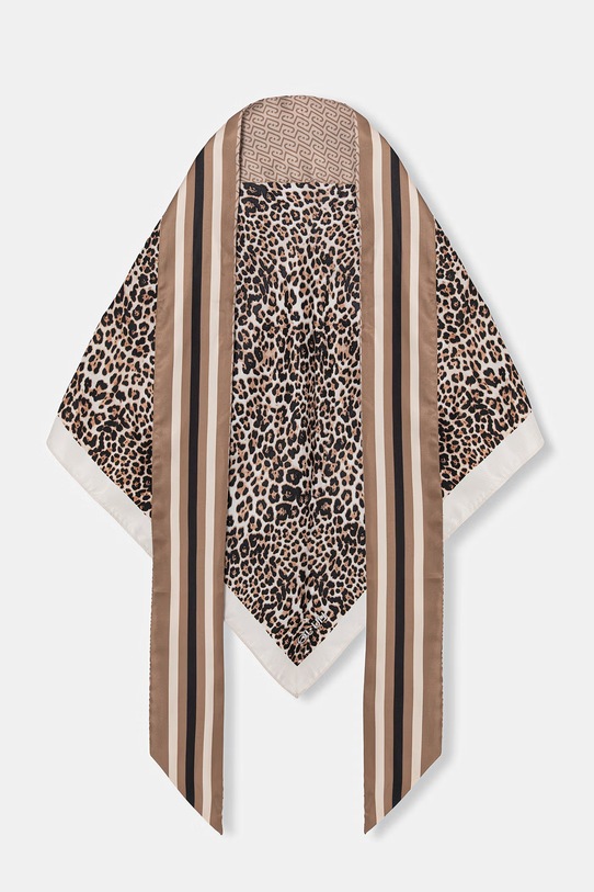 Liu Jo chusta tkanina brązowy 2A6046.T2745