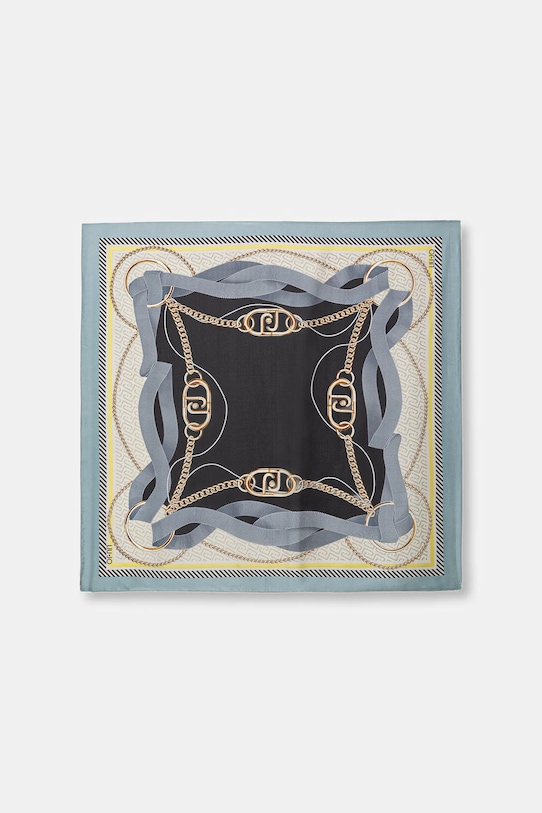 Liu Jo chusta tkanina turkusowy 2A6055.T2745