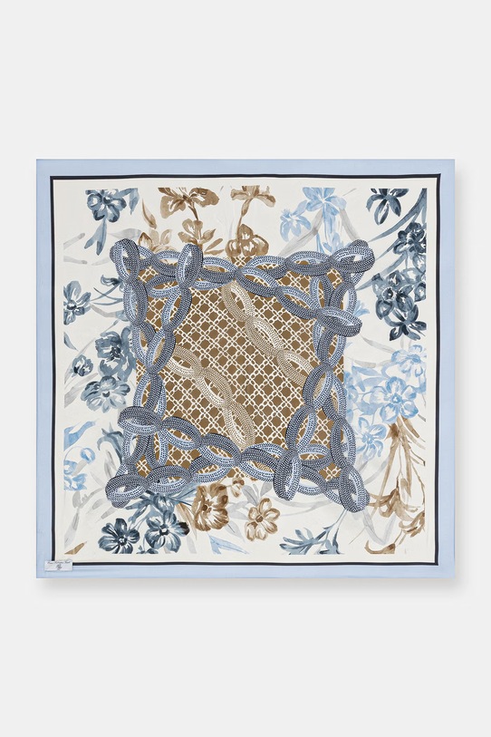 Копринено шалче Marella Emme by Marella коприна син 2615541041200