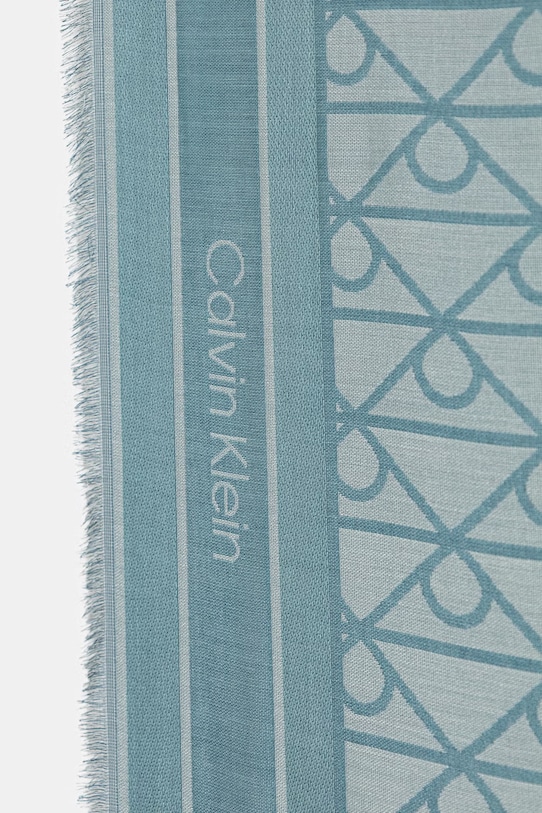 Calvin Klein hustka dámska z modalu LV04F8080G tyrkysová SS26