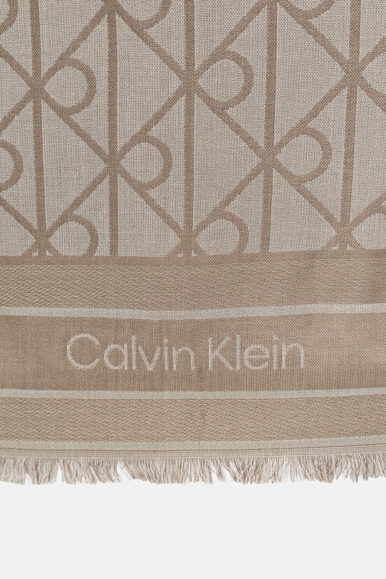 Αξεσουάρ Calvin Klein σάλι γυναικείο με μοντάλ LV04F8080G μπεζ