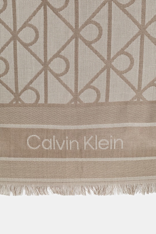 Αξεσουάρ Calvin Klein σάλι γυναικείο με μοντάλ LV04F8080G μπεζ