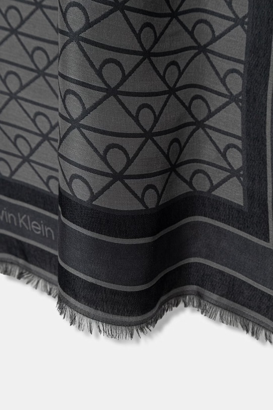 Calvin Klein sciarpa da donna in modal LV04F8080G nero SS26