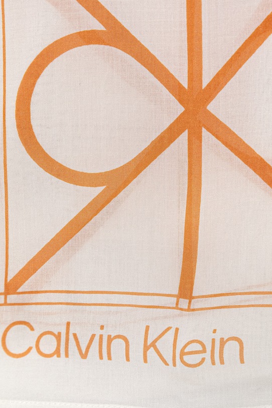 Dodaci Calvin Klein šal ženski od modala LV04F8084G bijela