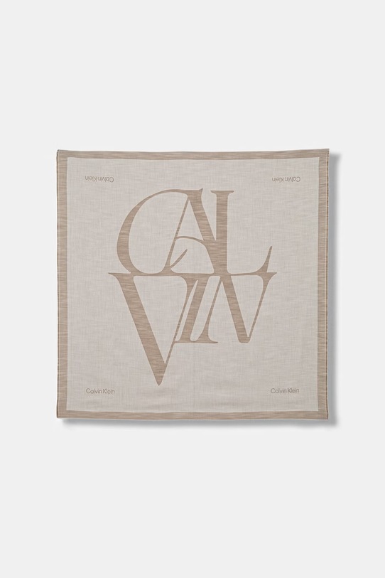 Calvin Klein šátek dámský béžová LV04F8085G