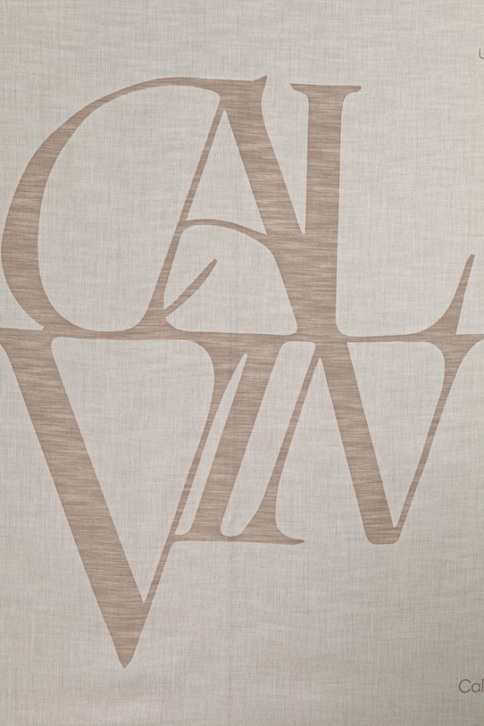 Akcesoria Calvin Klein chusta damska LV04F8085G beżowy
