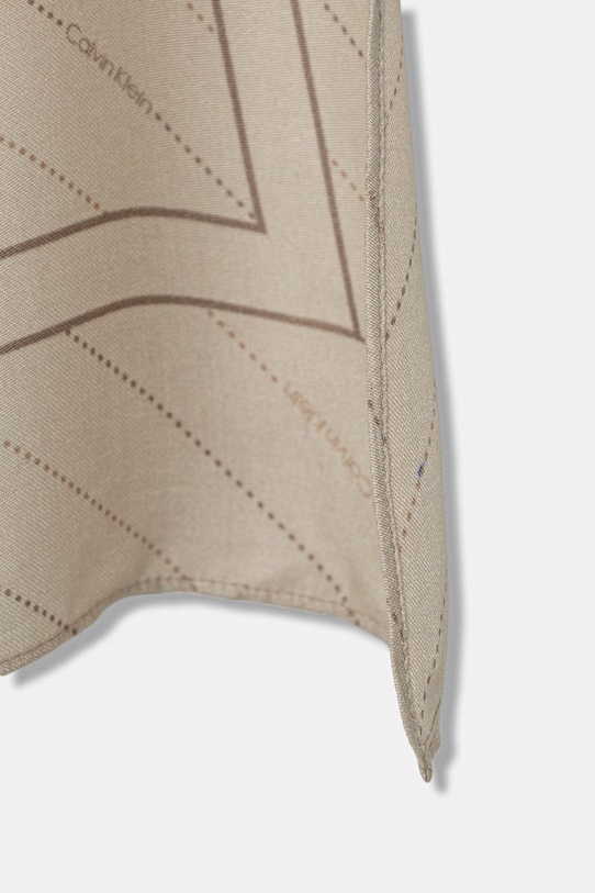 Doplňky Calvin Klein malý dámský šátek LV04F9019G béžová