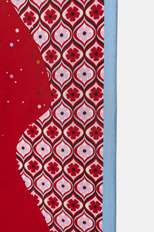 IBlues apaszka jedwabna ALARE 2617541011200 czerwony SS26