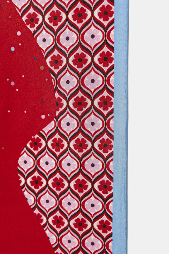 IBlues apaszka jedwabna ALARE 2617541011200 czerwony SS26