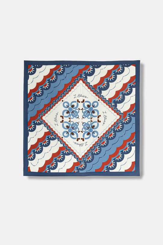 IBlues apaszka jedwabna ALARE tkanina niebieski 2617541011200