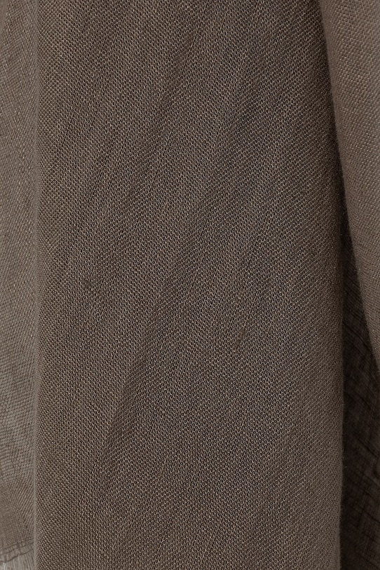 Akcesoria Marella szal damski lniany MLACOLONO 2613541027200 brązowy