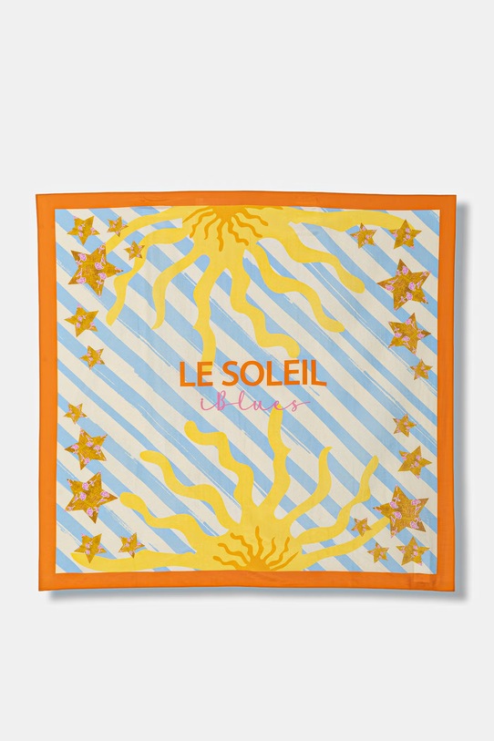 Хустка з додаванням шовку IBlues ONORE тканина блакитний 2617541012200