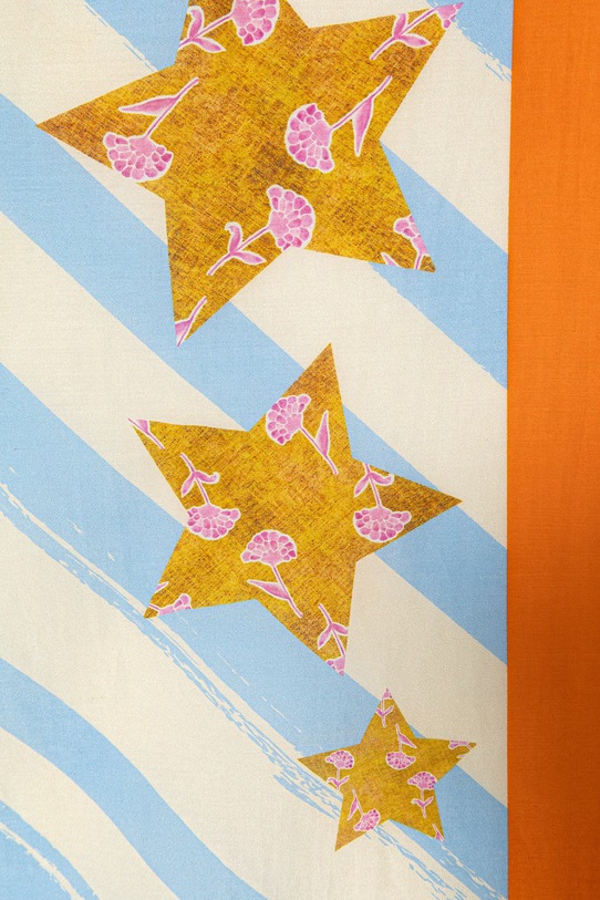 Хустка з додаванням шовку IBlues ONORE 2617541012200 блакитний SS26