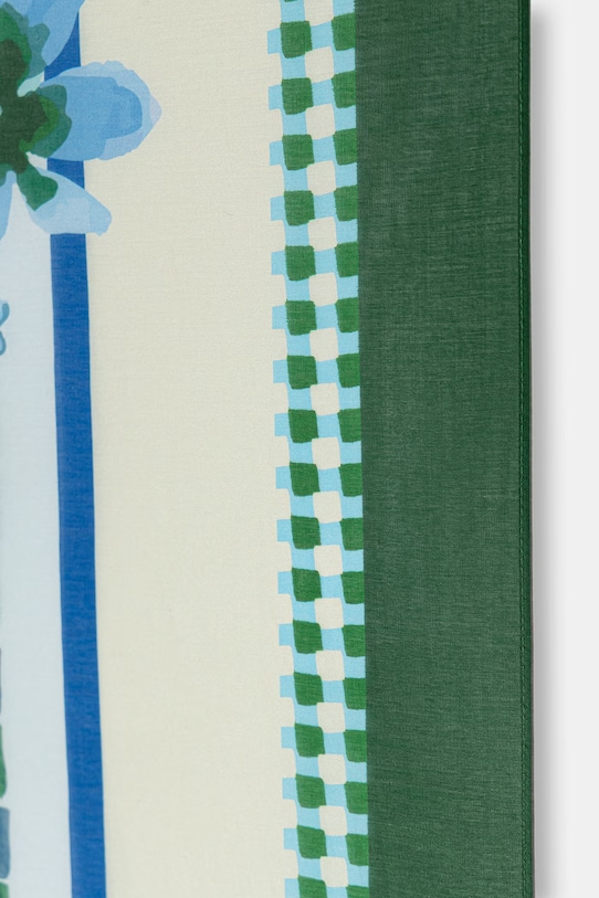 IBlues chusta z dodatkiem jedwabiu ONORE 2617541012200 zielony SS26