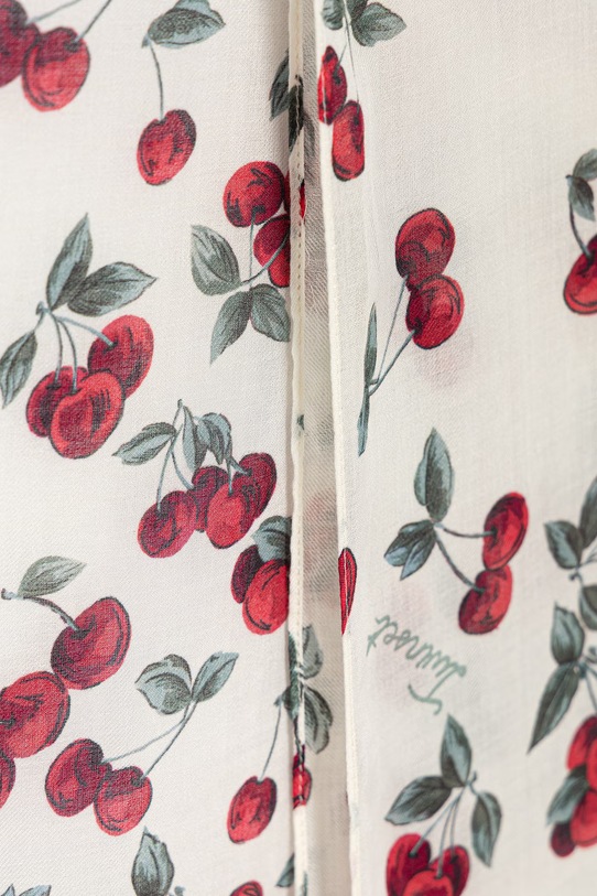 Twinset szal damski z dodatkiem wełny 261TO5520 beżowy SS26