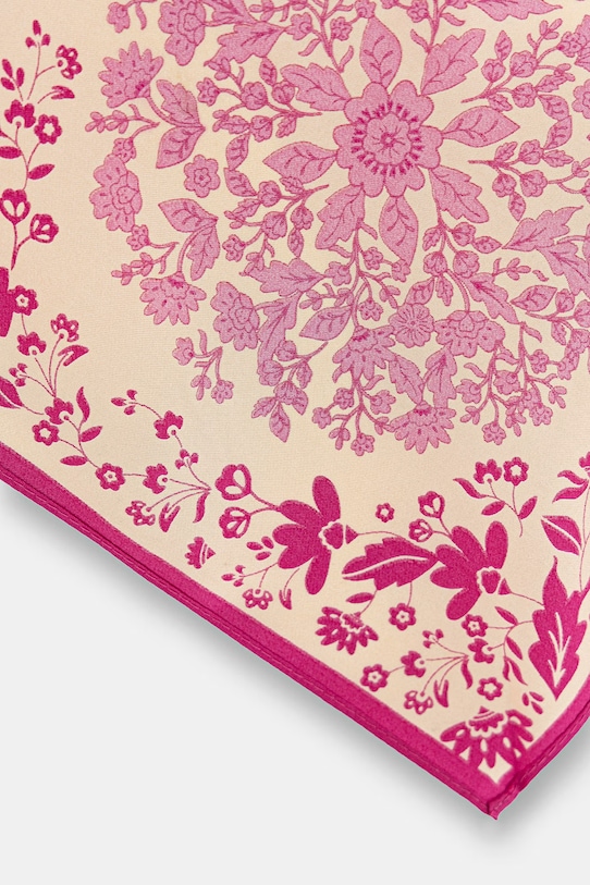 Αξεσουάρ Twinset Φουλάρι γυναικείο μετάξι 261TO5150 ροζ